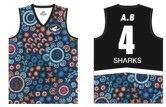 Camberwell Sharks Indigenous Training Singlet 